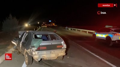 Manisa Kula'da üç araçlı zincirleme kaza