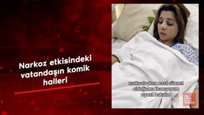 Narkoz etkisinde sünnet şakası yapılan vatandaş