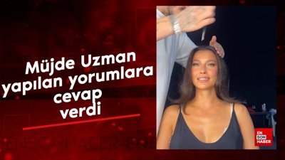 Oyuncu Müjde Uzman yapılan yorumlara cevap verdi