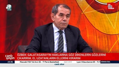 Dursun Özbek: Galatasaray’ın haklarına göz dikenlerin gözlerini çıkarırım