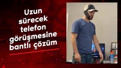 Uzun sürecek telefon görüşmesine bantlı çözüm