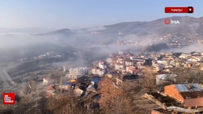 Tunceli’de sis etkili oldu