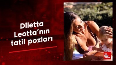 Diletta Leotta tatil pozlarıyla dikkatleri üzerine çekti