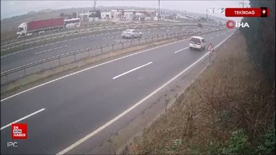 Tekirdağ'da 3 kişinin yaralandığı servis kazası