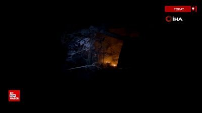 Tokat’ta feci kaza: Yaralı alev alan araçtan sürünerek kurtuldu