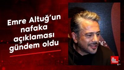 Çağla Şıkel'in eski eşi Emre Altuğ'un nafaka açıklaması gündem oldu