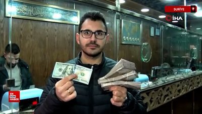 Suriyeliler poşetlerle para götürüp cep dolduracak kadar döviz alıyor