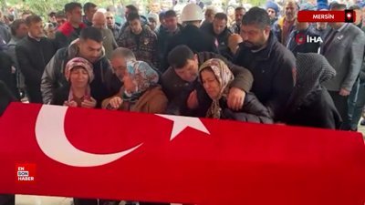 Mersin'de Pilot Bayram Çiçek son yolculuğuna uğurlandı