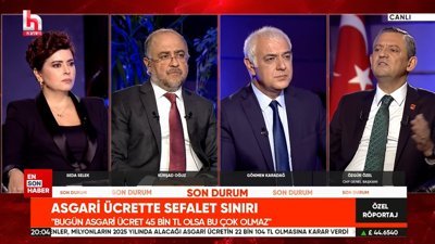 CHP Genel Başkanı Özgür Özel'den asgari ücret yorumu