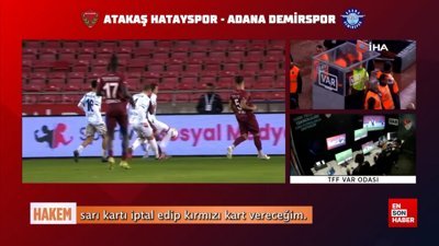 Süper Lig'de 17. haftanın VAR kayıtları açıklandı