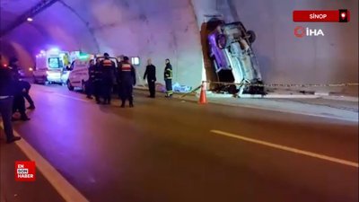 Sinop'ta tünelde kaza