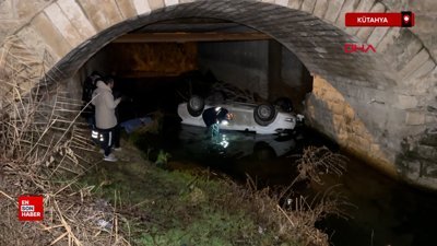 Kütahya'da geçen yıl kaza yaptığı yerde yine kaza yaptı
