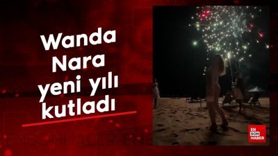 Wanda Nara yeni yılı kutladı