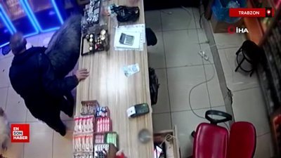 Trabzon'da keçi ile büfeye girdi, olanlar oldu