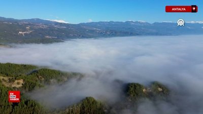 Antalya Kaş'taki sis tarım üretimine katkı sağlıyor