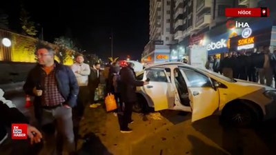 Niğde'de 9 araç birbirine girdi