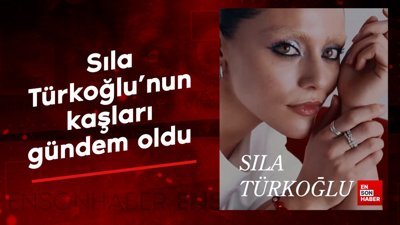 Sıla Türkoğlu'nun kaşları çekim için sarıya boyandı