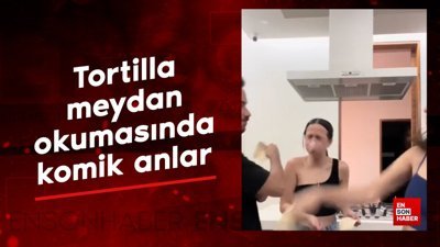 Tortilla meydan okumasında komik anlar