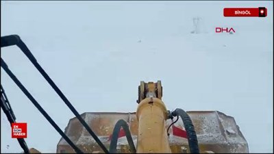 Bingöl Karlıova’da 5 köy yolu kar yağışı nedeniyle ulaşıma kapandı