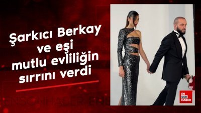 Şarkıcı Berkay ve eşi mutlu evliliğin sırrını verdi