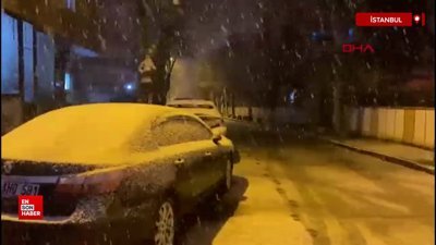 İstanbul'da kar yağışı etkili oldu