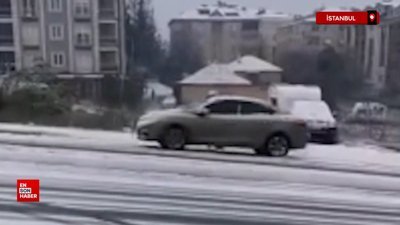 İstanbul'da kar yağışı kazalara neden oldu