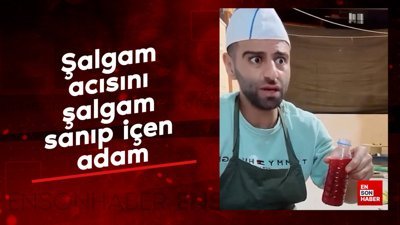 Şalgam acısını şalgam sanıp içen adam