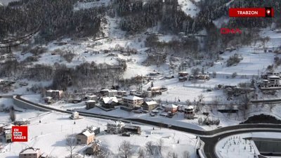 Zigana Dağı’nda kar güzelliği