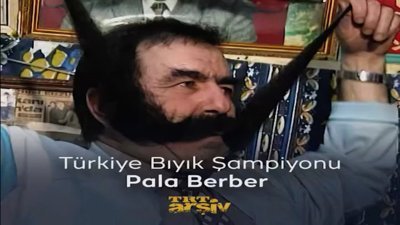 Türkiye Bıyık Şampiyonu Pala Berber (1994) | TRT Arşiv