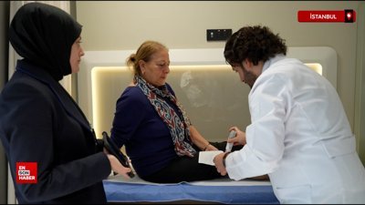 İstanbul'da diz ağrısı ile hastaneye giden kadın kanserden kurtuldu