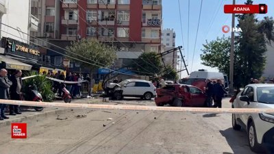 Adana’da zincirleme trafik kazası