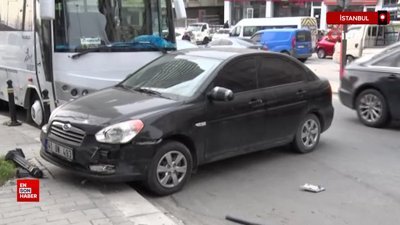 İstanbul Avcılar’da kamyonetin 4 araca çarptığı kaza