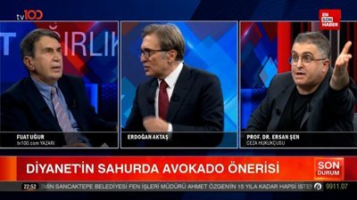 tv100 canlı yayınında ekonomi kavgası