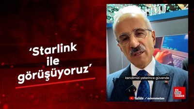 Ulaştırma ve Altyapı Bakanı Uraloğlu: Starlink ile görüşüyoruz