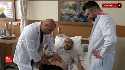 Çanakkal'de babasının böbreğiyle hayata tutundu