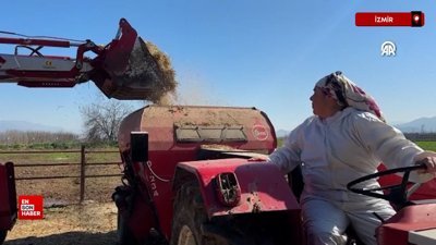 İzmir'de eşi 3 kez iflas eden kadın, hayvan çiftliği kurup işin başına geçti