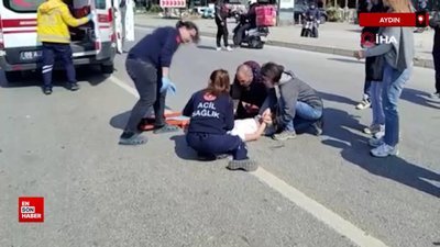 Aydın'da 13 yaşındaki çocuğa otomobil çarptı