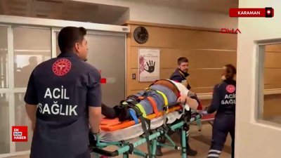 Karaman'da yaşlı çifti trafik kazası ayırdı