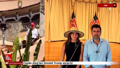 Ceyda Ateş'ten Donald Trump sürprizi