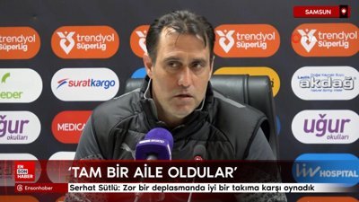 Serhat Sütlü: Zor bir deplasmanda iyi bir takıma karşı oynadık