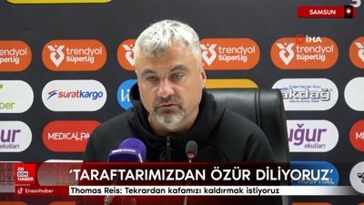 Thomas Reis: Tekrardan kafamızı kaldırmak istiyoruz