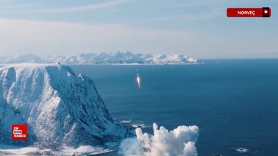 Alman şirketin Norveç'teki test roketi, kalkıştan sonra patladı