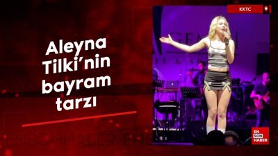 Aleyna Tilki'nin süper minisi: Bayram tarzına yorum yağdı