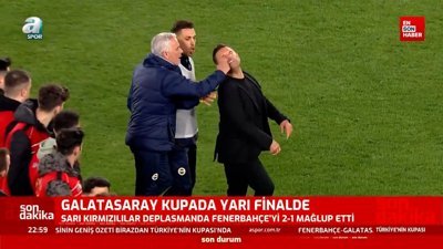 Jose Mourinho, maçtan sonra Okan Buruk'un burnunu sıktı