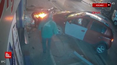 Kocaeli'de alkollü sürücü kaldırmada yürüyen çocuğa çarptı