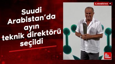 Fatih Terim Suudi Arabistan'da ayın teknik direktörü seçildi
