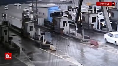 Kuzey Marmara Otoyolu’nda 1 kişinin hayatını kaybettiği kaza anı