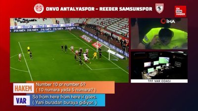 Süper Lig'de 30. haftanın VAR kayıtları yayınlandı
