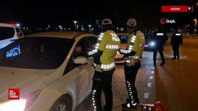 Hatay'da asayiş uygulamasında 13 araç ve sürücüsüne 117 bin TL ceza