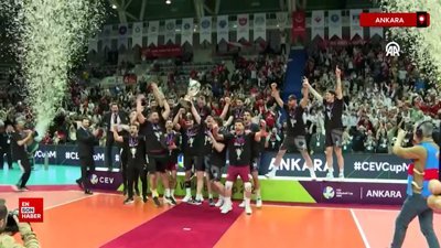 Ziraat Bankkart, CEV Kupası'nda şampiyonluğa ulaştı